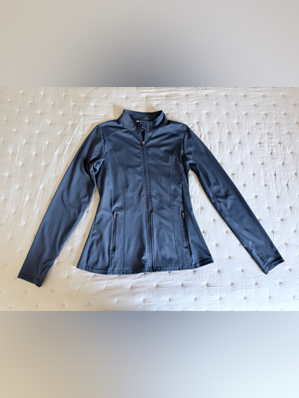 Women's Black Zip-Front Active Jacket
